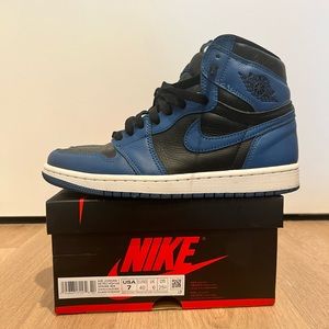 Nike Air Jordan Retro High OG (US men’s 7 and women’s 8.5) Marina Blue/Black